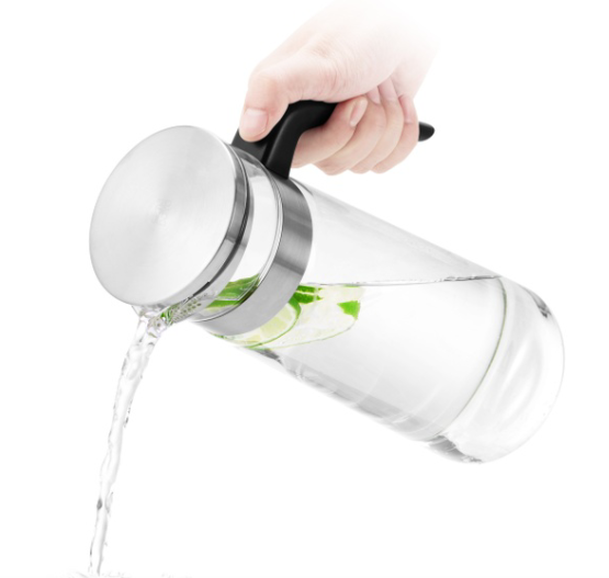Pitcher that top heats water