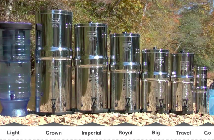 Royal Berkey Water Filter -Larger-sized Gravity-fed Water Filter