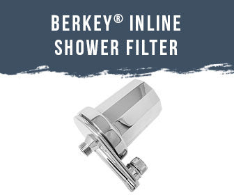 Berkey® - Inline Shower Filter - Chrome - New model 2022